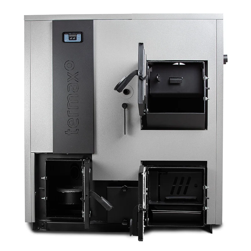 Centrala mixta lemn/pelet Termax Combo 35 kW, volum manta apa 122 litri, cu trecere automata de la arderea pe lemn la arderea cu peleti [2]