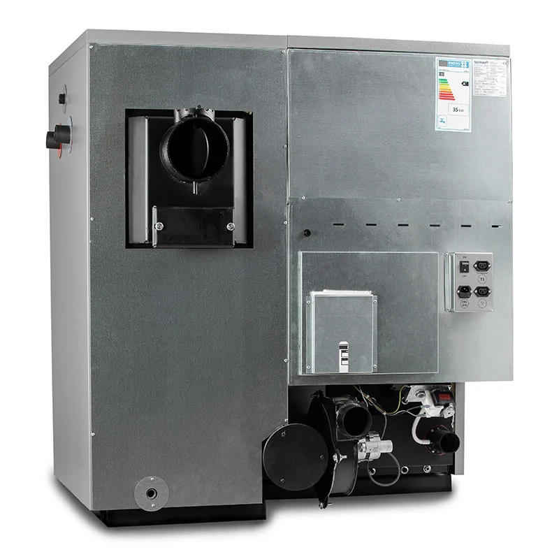 Centrala mixta lemn/pelet Termax Combo 35 kW, volum manta apa 122 litri, cu trecere automata de la arderea pe lemn la arderea cu peleti [3]