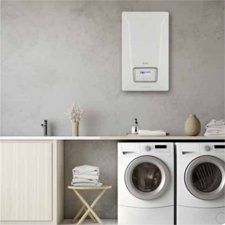 Centrală termică murală în condensare Baxi Luna Century 35 pentru încălzire și apă caldă, kit evacuare inclus. [1]
