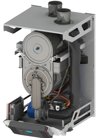 Centrala termica pe gaz in condensatie, sistem, mare putere - Ecocondens Crystal 100 [2]