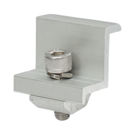 Cleme si accesorii de montaj panouri - Clema capat 30mm pentru prinderi panou solar sistem B - Breckner Germany BK77302