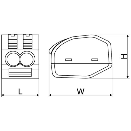Clema de legaturi fara surub, care poate fi deschisa 0.75-4mm², 32A, 400VAC 3P OVO2,5-3 [2]