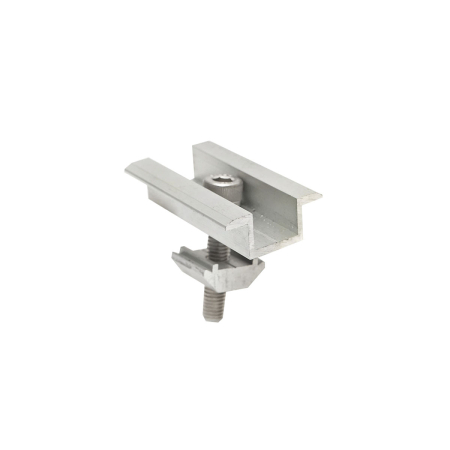 Cleme si conectori de montaj - Clemă intermediară 35mm Sistem B profil 24mm Breckner Germany BK77303 (DISEM48)