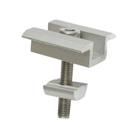 Cleme si accesorii de montaj panouri - Clema mijloc 35mm pentru prinderi panou solar sistem A 20mm - Breckner Germany BK78523