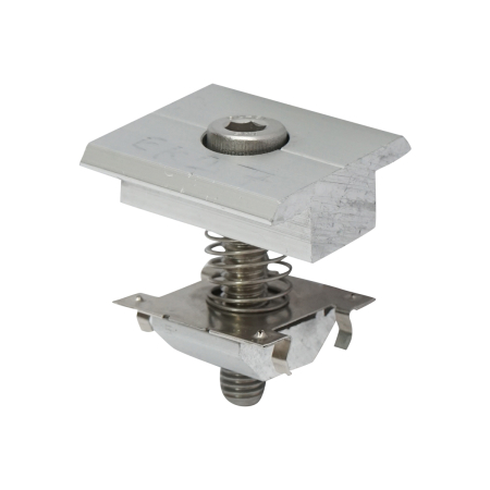 Cleme si accesorii de montaj panouri - Clemă mijloc reglabilă 30–40mm Breckner Germany BK77961 pentru Sistem B 24mm