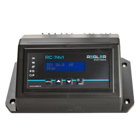 REGLER - ReGLER RC 74v1 – controler cu pompa IC, ventilator ardere și snec