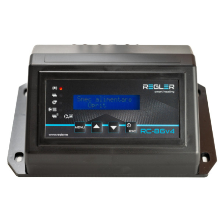REGLER - ReGLER RC 86v4 – controler centrală cu arzător, aprindere automată și comenzi multiple