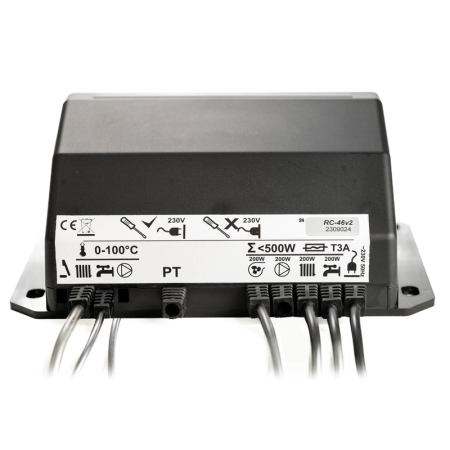 ReGLER RC 46v2 – controler cazan lemne/cărbune, comanda pompa IC, ACM și ventilator [2]
