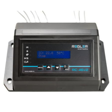REGLER - ReGLER RC 46v2 – controler cazan lemne/cărbune, comanda pompa IC, ACM și ventilator