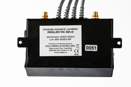 Controler centrala pe lemne REGLER RC 32v2 PID, comanda pompa IC si ventilator [1]