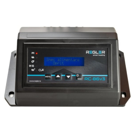 REGLER - ReGLER RC 86v3 – controler centrală pe peleti cu aprindere automată și comandă pompe