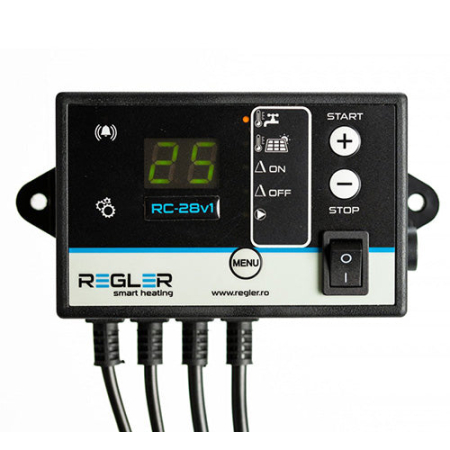 Termostate / Controlere / Automatizari - Controler panouri solare presurizate REGLER RC 28v1
