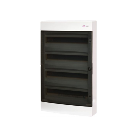 Materiale Electrice - Cutie distributie aparenta ETI ECT 4x18PT 72 module IP40 usa transparenta