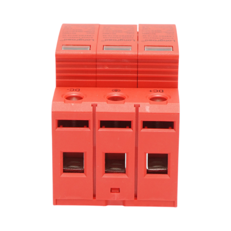 Descarcator de supratensiune cu semnalizare pentru sisteme fotovoltaice DC, 3P, tip C, 1500 VDC - Longroad BK77748 [2]