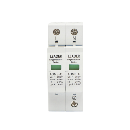 LEADER - Descarcator SPD Leader 2P 4P 385V 20kA 40kA cu semnalizare