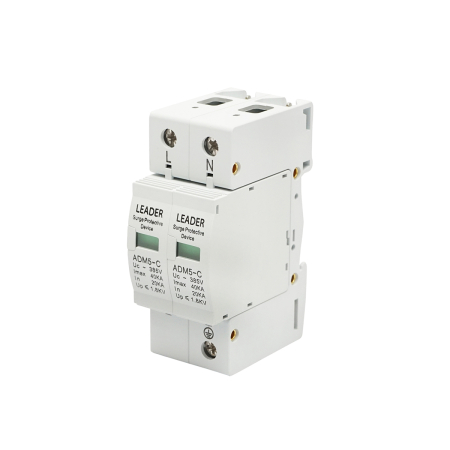 Descarcator SPD Leader 2P 4P 385V 20kA 40kA cu semnalizare [1]