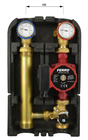 Accesorii instalatii termice - Grup de pompare si amestec pentru instalatii cu temperatura scazuta FERRO