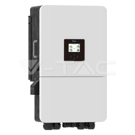 DEYE - Invertor hibrid trifazat DEYE 48V (LV) 5–20kW, IP65, LCD, intrare generator, 10 ani