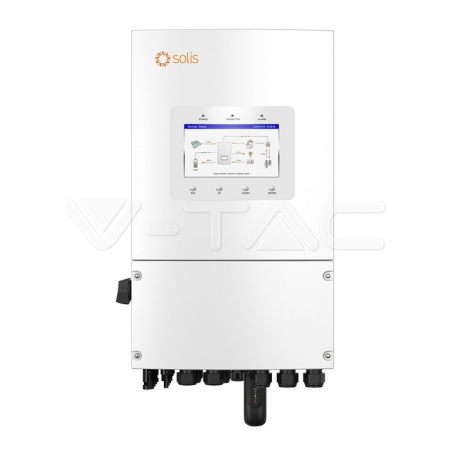 SOLIS - Invertor hibrid monofazat Solis 6kW 48V S6-EH1P6K-L-PLUS, IP66, 2 MPPT/2 stringuri, backup <4ms, baterii 40–60V (CAN/RS485).