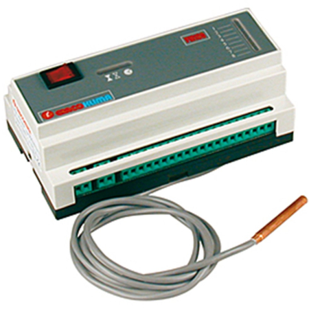 Incalzire in pardoseala - Modul comanda si control pentru actionari on-off, cu termostat de siguranta si circuit intarziere 4 min , GIACOMINI