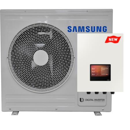 Monobloc - Samsung EHS Monobloc R32 5–16 kW – pachet cu controller MIM-E03FN, monofazic/trifazic