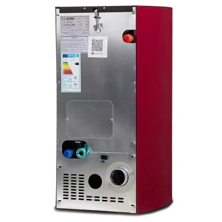 Pachet termosemineu KOPH PM Fiama 25 kW Bordo, termostat, aspirator și coș fum [1]