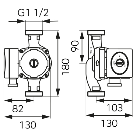 Pompa circulatie FERRO clasa A GPA II 25-60-180 [2]