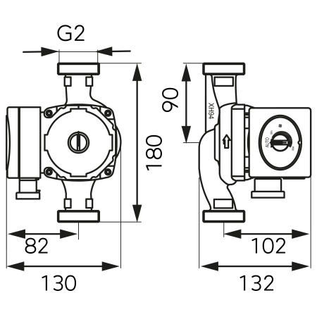 Pompa circulatie FERRO clasa A GPA II 32-6-180 [2]