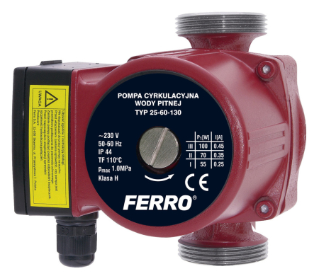 FERRO - Pompa circulatie pentru apa potabila FERRO 25-60 130