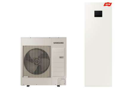 Monobloc cu boiler incorporat - Samsung ClimateHub Monobloc R32 All-in-One – boiler 200L, încălzire/răcire/ACM