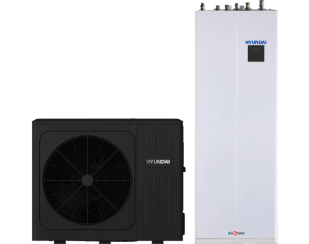 Split cu boiler incorporat - Pompă de căldură Hyundai Split All in One R32, boiler 190L/240L | NZEN
