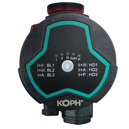 Pompă de circulație KOPH GPA III 32-7.5 180, debit 3,8 m³/h și H max. 7,5 m [2]