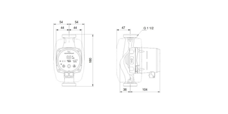 Pompa de recirculare apa calda GRUNDFOS Alpha2 25-60 180, 99411175 [1]