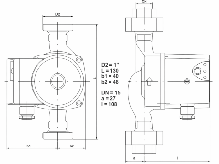 Pompa electronica de circulatie IMP PUMPS NMT PLUS 15/40-130 [3]