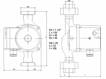 Pompa electronica de circulatie IMP PUMPS NMT PLUS 25/40-130 [3]