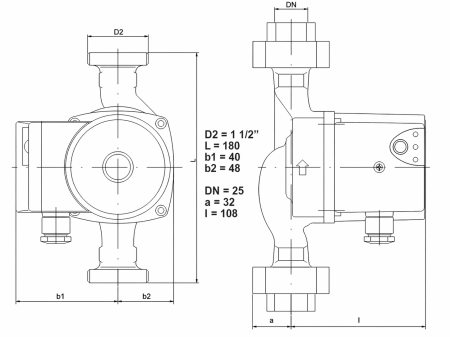 Pompa electronica de circulatie IMP PUMPS NMT PLUS 25/40-180 [3]