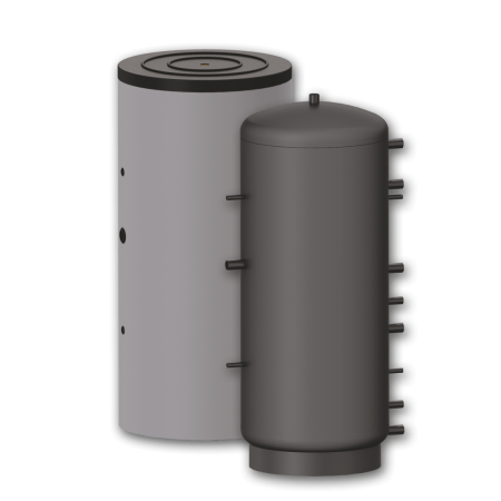 Puffer acumulare agent termic, cu doua serpentine, DOX BT2 2000L, montare verticala [1]