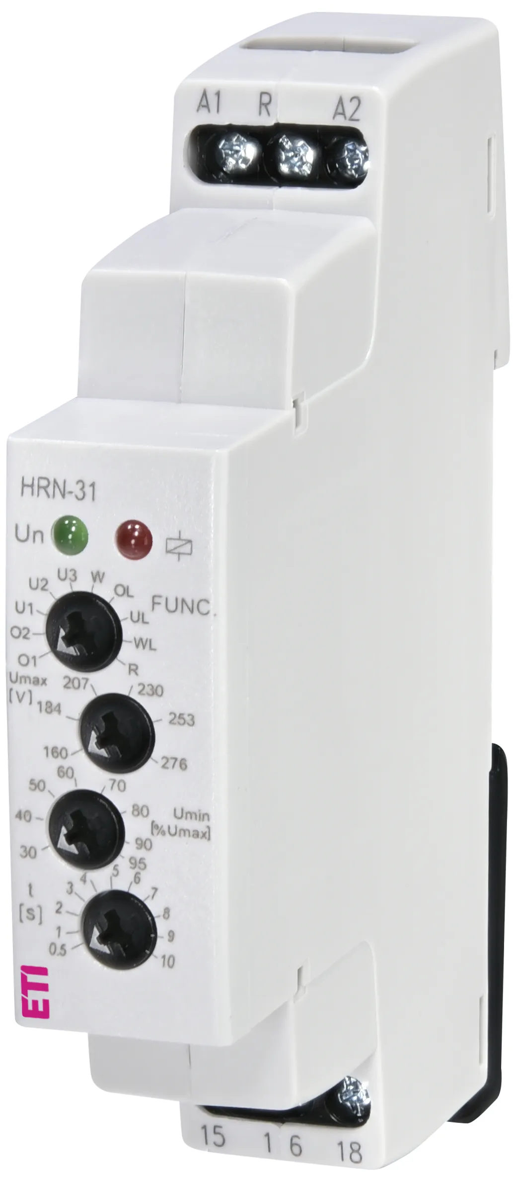 BRAND - Releu protectie tensiune monofazat ETI HRN-31 48-276V AC DC 16A