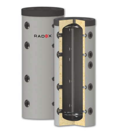 Rezervor acumulare agent termic, fara serpentina, DOX BT 150L, pentru instalatii pompa de caldura [1]