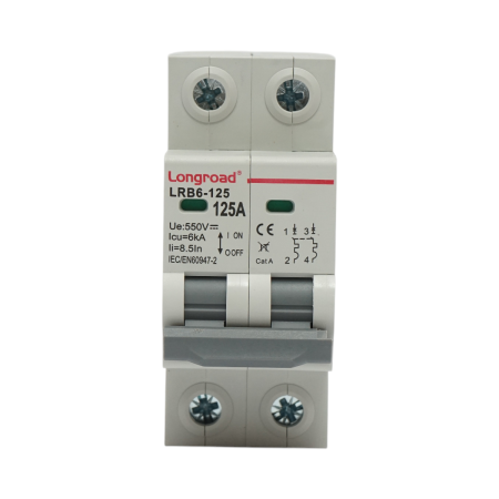 Separator / intrerupator de suprasarcina automat 2P 125A 550 VDC - Longroad BK77759 [0]