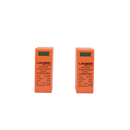 LEADER - Set cartuse SPD Leader AC si DC fotovoltaic 2P, 4P 20kA si 40kA