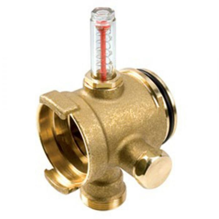 Incalzire in pardoseala - Set 2 moduli intermediari distribuitor cu debitmetru si robinet inchidere 1"xDN32x18, R53MMY006, GIACOMINI