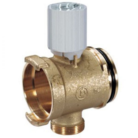 Incalzire in pardoseala - Set 2 moduli intermediari distribuitor cu robinet termostatabil/motorizabil DN32x18 R53VMY006, GIACOMINI