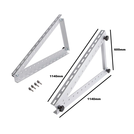 Suport prindere - Set suporti triunghi unghi reglabil panouri solare Breckner BK88719 BK88722