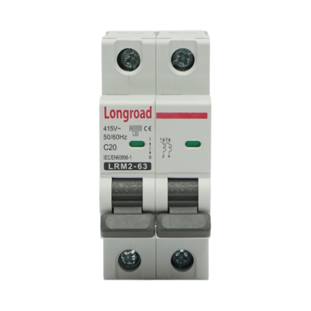 LONGROAD - Siguranta automata intrerupator MCB 2P, 20A, 415 VAC - Longroad DISMB37