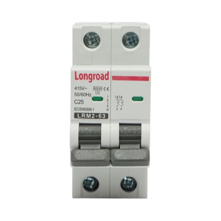 LONGROAD - Siguranta automata intrerupator MCB 2P, 25A, 415 VAC - Longroad BK77762