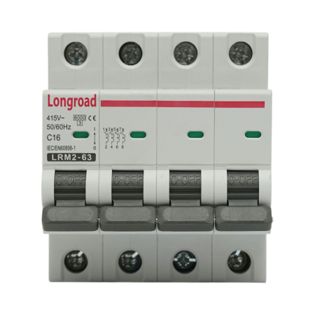 LONGROAD - Siguranta automata intrerupator MCB 4P, 16A, 415 VAC - Longroad DISEX26