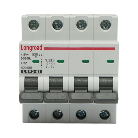 BRAND - Siguranta automata intrerupator MCB 4P, 32A, 415 VAC - Longroad BK77767
