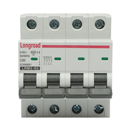 BRAND - Siguranta automata intrerupator MCB 4P, 50A, 415 VAC - Longroad BK77769