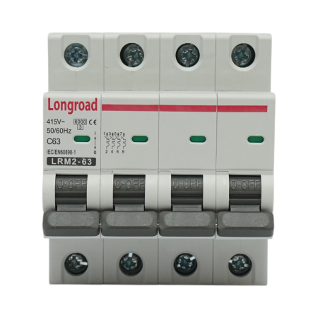 BRAND - Siguranta automata intrerupator MCB 4P, 63A, 415 VAC - Longroad BK77770